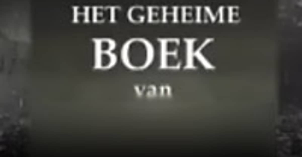 Het geheime boek van... | NPO Start